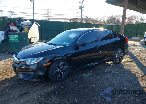 2018 Honda Civic Ex-L z USA, uszkodzony, nr VIN JHMFC1F7XJX022073